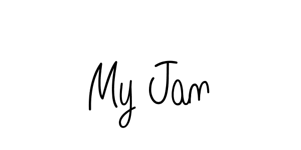 This is the best signature style for the My Jan name. Also you like these signature font (Angelique-Rose-font-FFP). Mix name signature. My Jan signature style 5 images and pictures png