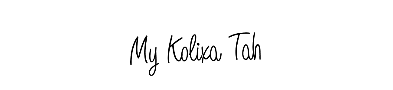 Make a beautiful signature design for name My Kolixa Tah. Use this online signature maker to create a handwritten signature for free. My Kolixa Tah signature style 5 images and pictures png