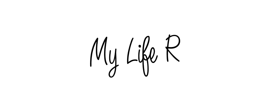 Use a signature maker to create a handwritten signature online. With this signature software, you can design (Angelique-Rose-font-FFP) your own signature for name My Life R. My Life R signature style 5 images and pictures png