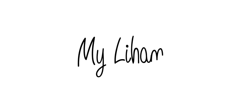 Similarly Angelique-Rose-font-FFP is the best handwritten signature design. Signature creator online .You can use it as an online autograph creator for name My Lihan. My Lihan signature style 5 images and pictures png