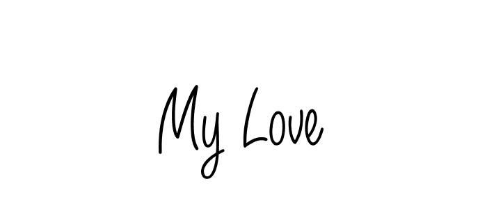 How to Draw My Love signature style? Angelique-Rose-font-FFP is a latest design signature styles for name My Love. My Love signature style 5 images and pictures png