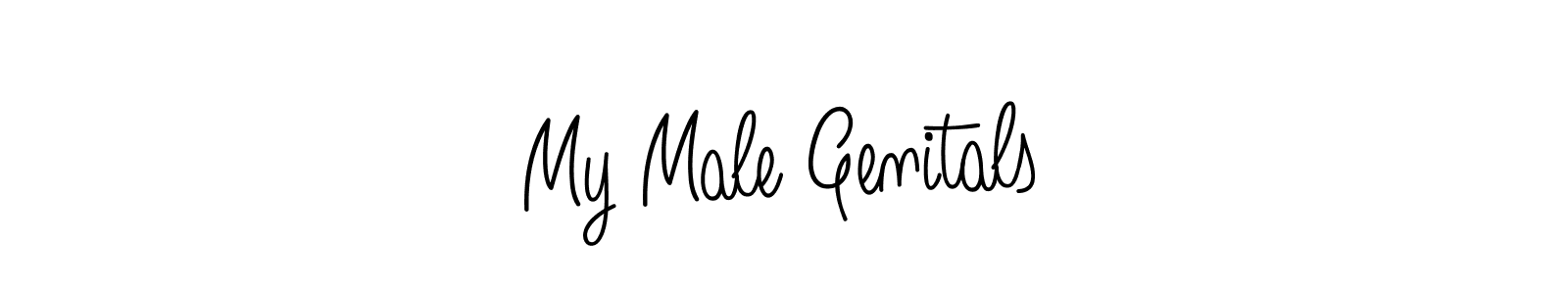How to make My Male Genitals signature? Angelique-Rose-font-FFP is a professional autograph style. Create handwritten signature for My Male Genitals name. My Male Genitals signature style 5 images and pictures png