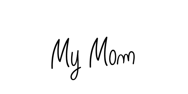 How to make My Mom name signature. Use Angelique-Rose-font-FFP style for creating short signs online. This is the latest handwritten sign. My Mom signature style 5 images and pictures png