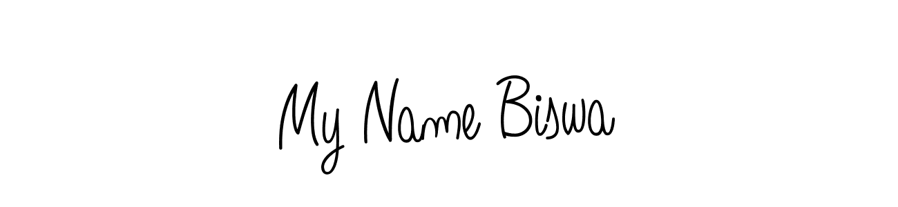 Make a beautiful signature design for name My Name Biswa. Use this online signature maker to create a handwritten signature for free. My Name Biswa signature style 5 images and pictures png