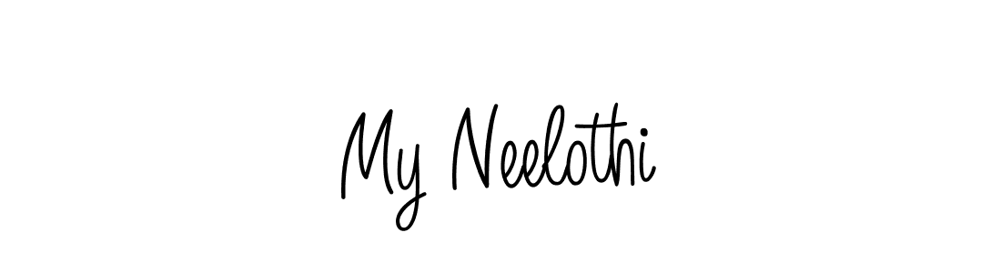 Make a beautiful signature design for name My Neelothi. Use this online signature maker to create a handwritten signature for free. My Neelothi signature style 5 images and pictures png