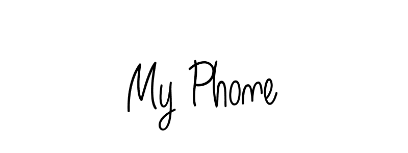 Make a beautiful signature design for name My Phone. With this signature (Angelique-Rose-font-FFP) style, you can create a handwritten signature for free. My Phone signature style 5 images and pictures png