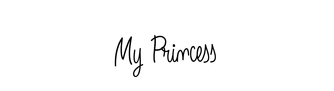 You should practise on your own different ways (Angelique-Rose-font-FFP) to write your name (My Princess) in signature. don't let someone else do it for you. My Princess signature style 5 images and pictures png