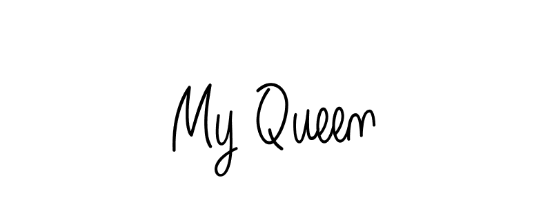 Design your own signature with our free online signature maker. With this signature software, you can create a handwritten (Angelique-Rose-font-FFP) signature for name My Queen. My Queen signature style 5 images and pictures png