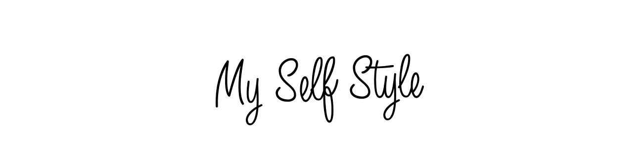 Create a beautiful signature design for name My Self Style. With this signature (Angelique-Rose-font-FFP) fonts, you can make a handwritten signature for free. My Self Style signature style 5 images and pictures png