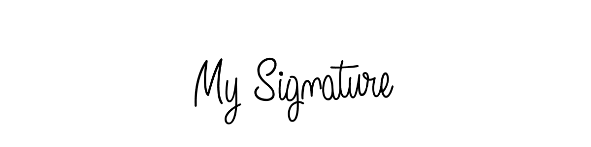 How to Draw My Signature signature style? Angelique-Rose-font-FFP is a latest design signature styles for name My Signature. My Signature signature style 5 images and pictures png