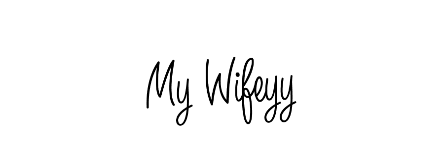 Similarly Angelique-Rose-font-FFP is the best handwritten signature design. Signature creator online .You can use it as an online autograph creator for name My Wifeyy. My Wifeyy signature style 5 images and pictures png