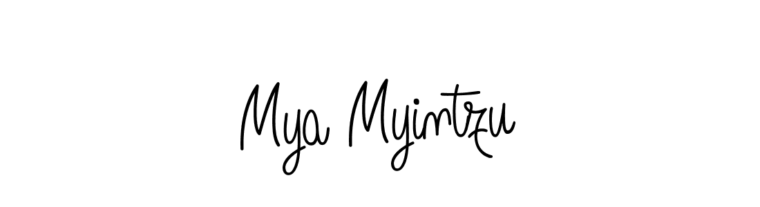 You can use this online signature creator to create a handwritten signature for the name Mya Myintzu. This is the best online autograph maker. Mya Myintzu signature style 5 images and pictures png