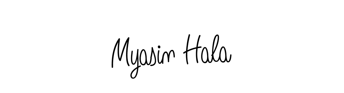How to Draw Myasin Hala signature style? Angelique-Rose-font-FFP is a latest design signature styles for name Myasin Hala. Myasin Hala signature style 5 images and pictures png