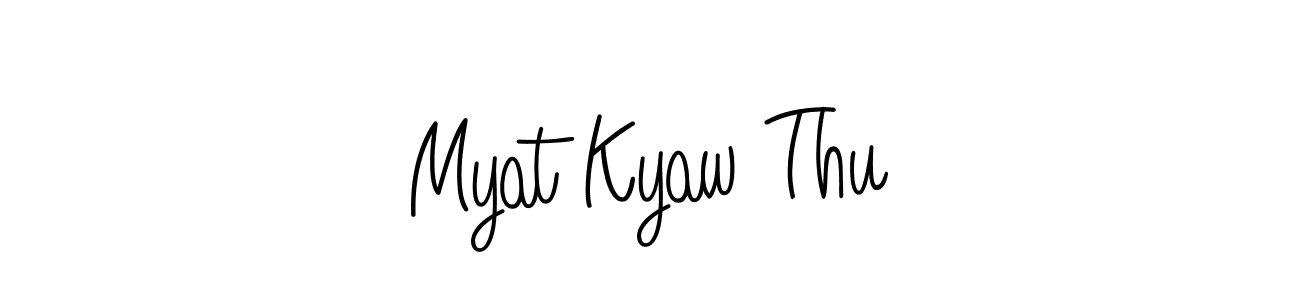 You can use this online signature creator to create a handwritten signature for the name Myat Kyaw Thu. This is the best online autograph maker. Myat Kyaw Thu signature style 5 images and pictures png