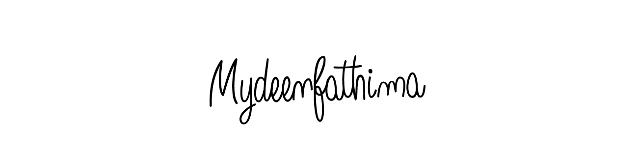 Mydeenfathima stylish signature style. Best Handwritten Sign (Angelique-Rose-font-FFP) for my name. Handwritten Signature Collection Ideas for my name Mydeenfathima. Mydeenfathima signature style 5 images and pictures png