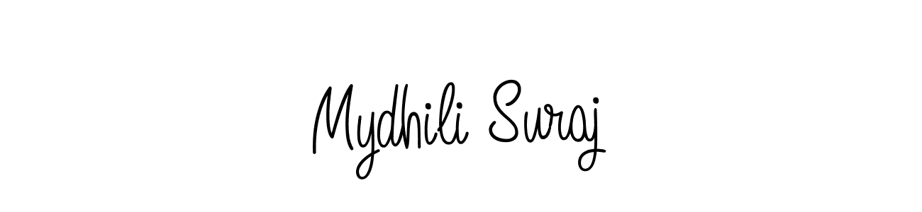 This is the best signature style for the Mydhili Suraj name. Also you like these signature font (Angelique-Rose-font-FFP). Mix name signature. Mydhili Suraj signature style 5 images and pictures png