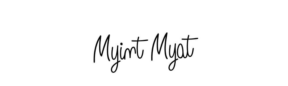 It looks lik you need a new signature style for name Myint Myat. Design unique handwritten (Angelique-Rose-font-FFP) signature with our free signature maker in just a few clicks. Myint Myat signature style 5 images and pictures png