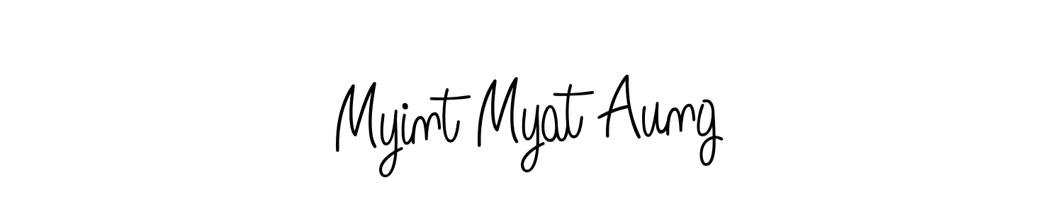 Also You can easily find your signature by using the search form. We will create Myint Myat Aung name handwritten signature images for you free of cost using Angelique-Rose-font-FFP sign style. Myint Myat Aung signature style 5 images and pictures png