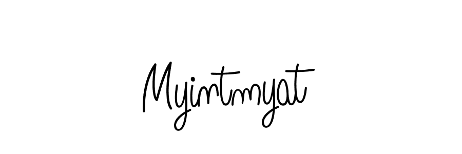 How to make Myintmyat signature? Angelique-Rose-font-FFP is a professional autograph style. Create handwritten signature for Myintmyat name. Myintmyat signature style 5 images and pictures png