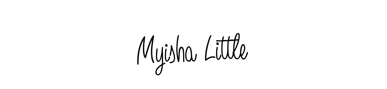 if you are searching for the best signature style for your name Myisha Little. so please give up your signature search. here we have designed multiple signature styles  using Angelique-Rose-font-FFP. Myisha Little signature style 5 images and pictures png
