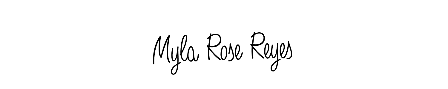 Best and Professional Signature Style for Myla Rose Reyes. Angelique-Rose-font-FFP Best Signature Style Collection. Myla Rose Reyes signature style 5 images and pictures png