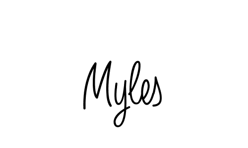 Best and Professional Signature Style for Myles. Angelique-Rose-font-FFP Best Signature Style Collection. Myles signature style 5 images and pictures png