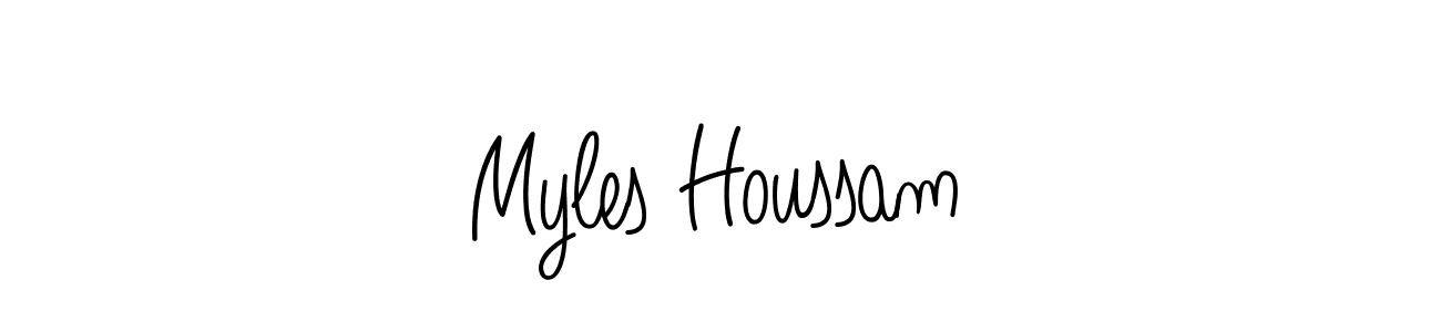 if you are searching for the best signature style for your name Myles Houssam. so please give up your signature search. here we have designed multiple signature styles  using Angelique-Rose-font-FFP. Myles Houssam signature style 5 images and pictures png
