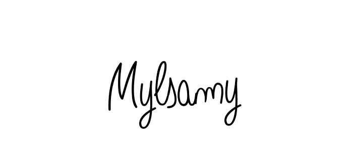 Make a beautiful signature design for name Mylsamy. Use this online signature maker to create a handwritten signature for free. Mylsamy signature style 5 images and pictures png