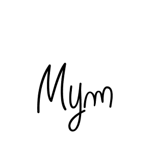 It looks lik you need a new signature style for name Mym. Design unique handwritten (Angelique-Rose-font-FFP) signature with our free signature maker in just a few clicks. Mym signature style 5 images and pictures png