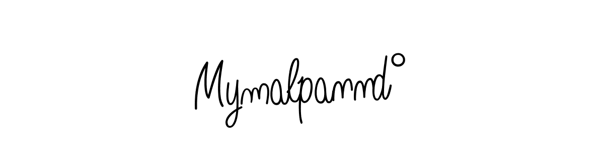 Mymalpannd° stylish signature style. Best Handwritten Sign (Angelique-Rose-font-FFP) for my name. Handwritten Signature Collection Ideas for my name Mymalpannd°. Mymalpannd° signature style 5 images and pictures png