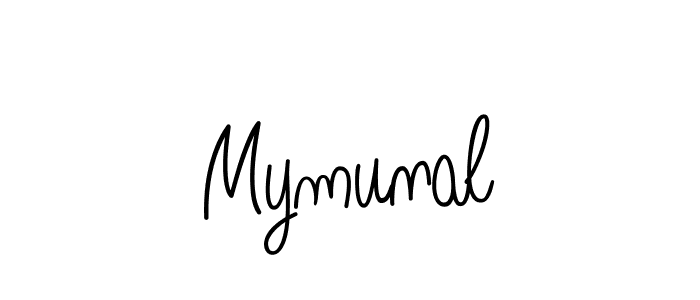 Use a signature maker to create a handwritten signature online. With this signature software, you can design (Angelique-Rose-font-FFP) your own signature for name Mymunal. Mymunal signature style 5 images and pictures png