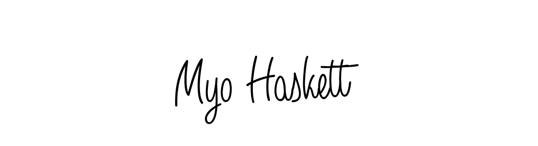 You can use this online signature creator to create a handwritten signature for the name Myo Haskett. This is the best online autograph maker. Myo Haskett signature style 5 images and pictures png