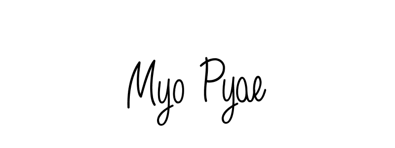 Angelique-Rose-font-FFP is a professional signature style that is perfect for those who want to add a touch of class to their signature. It is also a great choice for those who want to make their signature more unique. Get Myo Pyae name to fancy signature for free. Myo Pyae signature style 5 images and pictures png