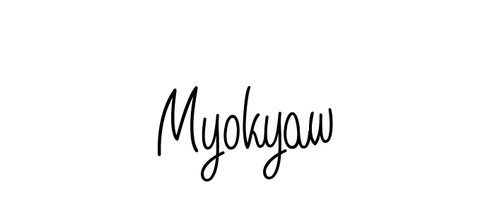 Similarly Angelique-Rose-font-FFP is the best handwritten signature design. Signature creator online .You can use it as an online autograph creator for name Myokyaw. Myokyaw signature style 5 images and pictures png