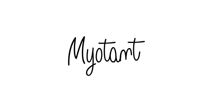 Make a beautiful signature design for name Myotant. With this signature (Angelique-Rose-font-FFP) style, you can create a handwritten signature for free. Myotant signature style 5 images and pictures png