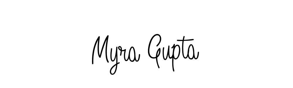 How to make Myra Gupta signature? Angelique-Rose-font-FFP is a professional autograph style. Create handwritten signature for Myra Gupta name. Myra Gupta signature style 5 images and pictures png