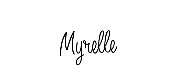 Once you've used our free online signature maker to create your best signature Angelique-Rose-font-FFP style, it's time to enjoy all of the benefits that Myrelle name signing documents. Myrelle signature style 5 images and pictures png