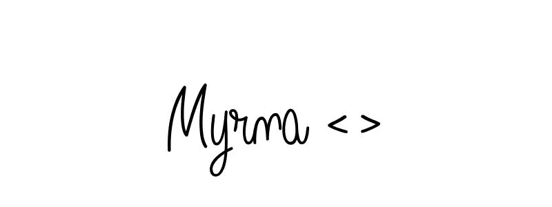 Create a beautiful signature design for name Myrna <>. With this signature (Angelique-Rose-font-FFP) fonts, you can make a handwritten signature for free. Myrna <> signature style 5 images and pictures png