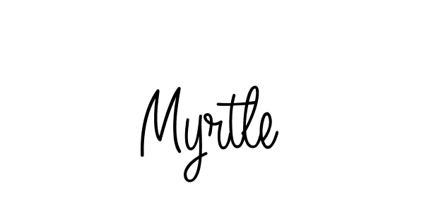 Make a beautiful signature design for name Myrtle. Use this online signature maker to create a handwritten signature for free. Myrtle signature style 5 images and pictures png