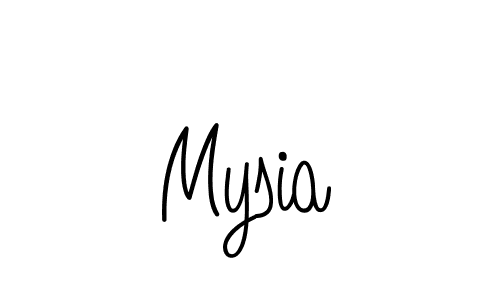 How to Draw Mysia signature style? Angelique-Rose-font-FFP is a latest design signature styles for name Mysia. Mysia signature style 5 images and pictures png