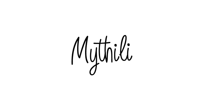 How to make Mythili name signature. Use Angelique-Rose-font-FFP style for creating short signs online. This is the latest handwritten sign. Mythili signature style 5 images and pictures png