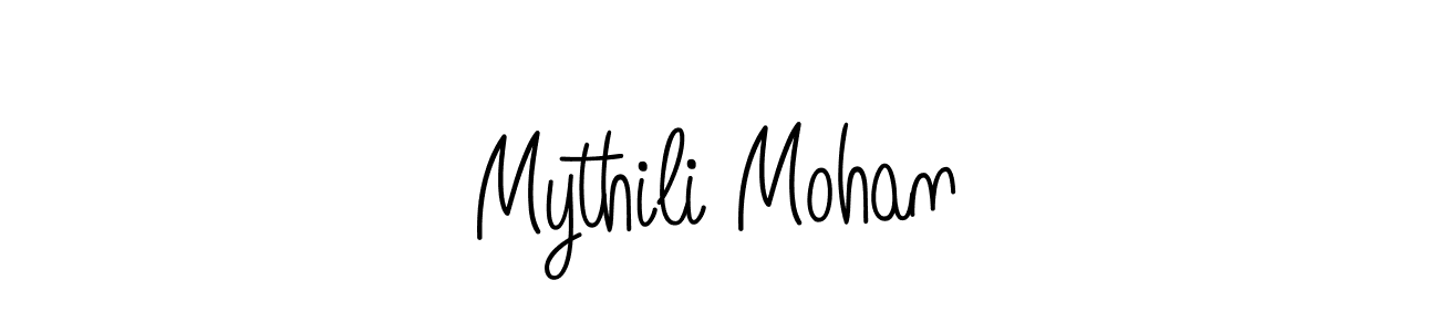 Angelique-Rose-font-FFP is a professional signature style that is perfect for those who want to add a touch of class to their signature. It is also a great choice for those who want to make their signature more unique. Get Mythili Mohan name to fancy signature for free. Mythili Mohan signature style 5 images and pictures png