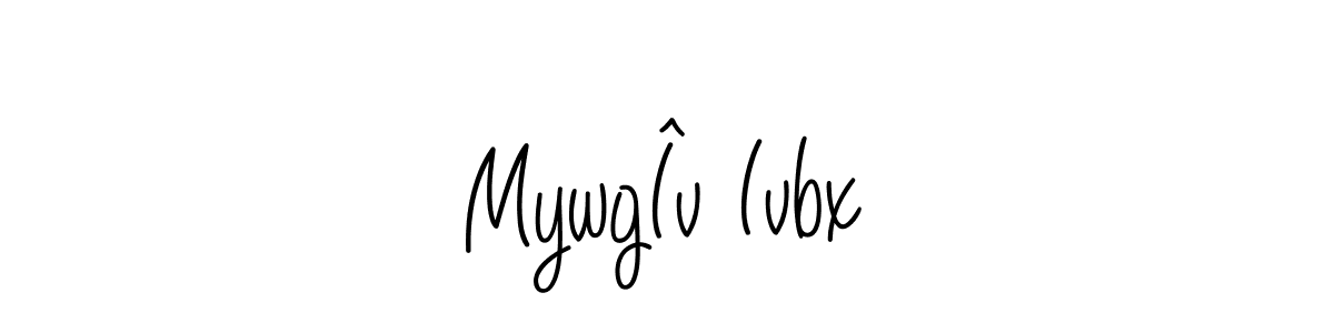 Design your own signature with our free online signature maker. With this signature software, you can create a handwritten (Angelique-Rose-font-FFP) signature for name MywgÎv Ivbx. MywgÎv Ivbx signature style 5 images and pictures png