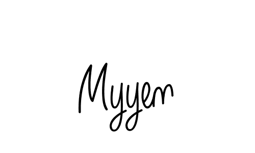 How to make Myyen signature? Angelique-Rose-font-FFP is a professional autograph style. Create handwritten signature for Myyen name. Myyen signature style 5 images and pictures png