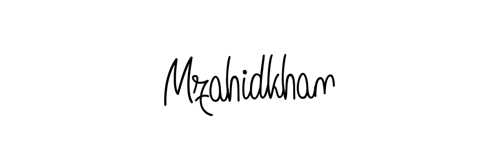 How to Draw Mzahidkhan signature style? Angelique-Rose-font-FFP is a latest design signature styles for name Mzahidkhan. Mzahidkhan signature style 5 images and pictures png