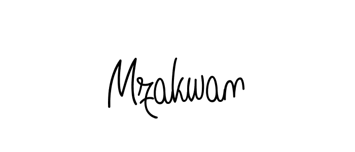 Best and Professional Signature Style for Mzakwan. Angelique-Rose-font-FFP Best Signature Style Collection. Mzakwan signature style 5 images and pictures png