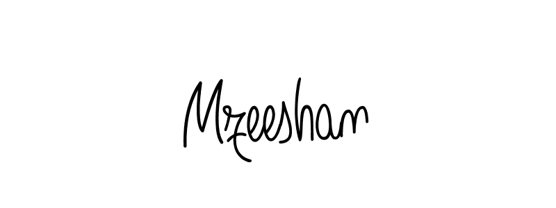 Also we have Mzeeshan name is the best signature style. Create professional handwritten signature collection using Angelique-Rose-font-FFP autograph style. Mzeeshan signature style 5 images and pictures png