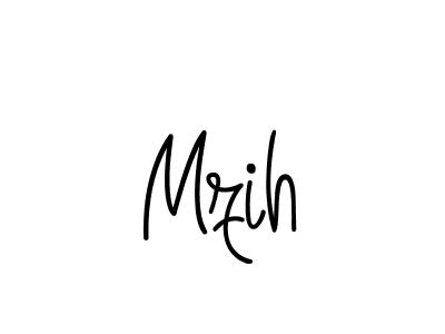 The best way (Angelique-Rose-font-FFP) to make a short signature is to pick only two or three words in your name. The name Mzih include a total of six letters. For converting this name. Mzih signature style 5 images and pictures png