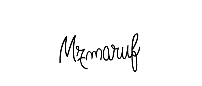 The best way (Angelique-Rose-font-FFP) to make a short signature is to pick only two or three words in your name. The name Mzmaruf include a total of six letters. For converting this name. Mzmaruf signature style 5 images and pictures png