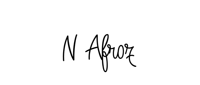 How to make N Afroz signature? Angelique-Rose-font-FFP is a professional autograph style. Create handwritten signature for N Afroz name. N Afroz signature style 5 images and pictures png